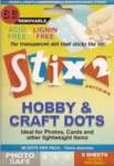 STIX 2 CRAFT DOTS - 96 REMOVABLE DOTS 10MM