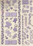 DENI MECHELLE - LILAC BUTTERFLY STICKERS