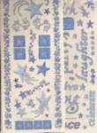 DENI MECHELLE - BLUE STAR STICKERS